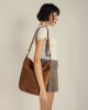 Clic Jewels Sandra BucketBag Camel Suede Leather
